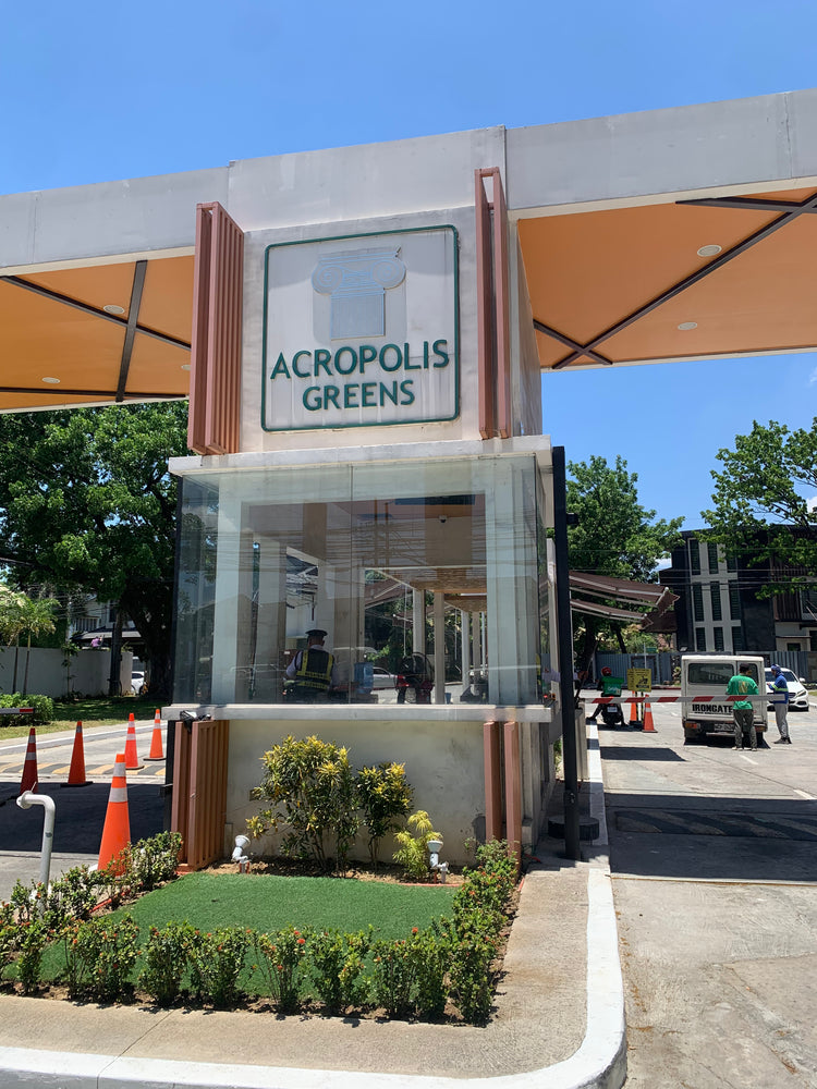 Acropolis Greens entrance and guardhouse with the IRONGATE sliding gate